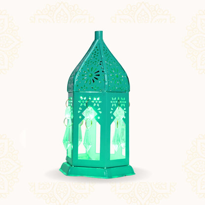 Decorative Diwali Green Light Lantern
