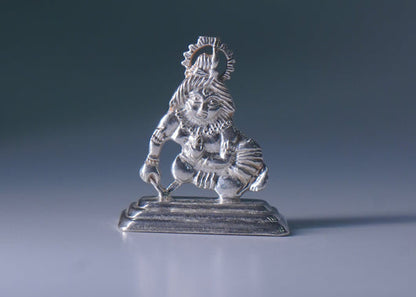 Pure Silver Laddu Gopal Idol