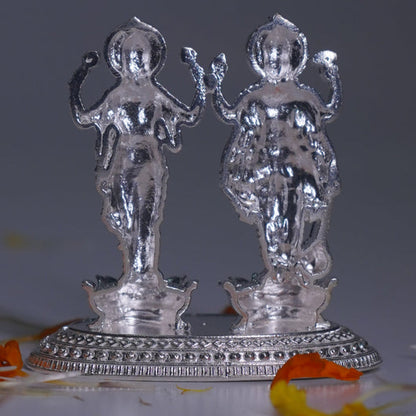 Pure Silver Lakshmi Narayana Idol
