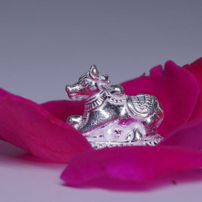 Pure Silver Small Nandi