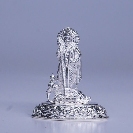 Pure Silver Subramanyam Swamy With Mayur Idol