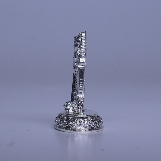 Pure Silver Subramanyam Swamy With Mayur Idol