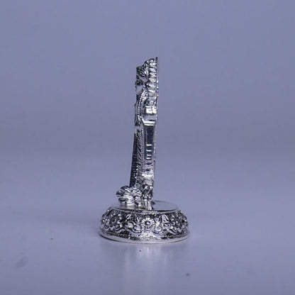 Pure Silver Subramanyam Swamy With Mayur Idol
