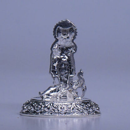 Pure Silver Subramanyam Swamy With Mayur Idol