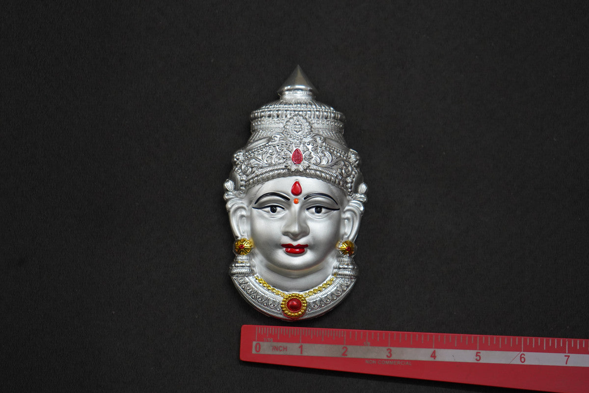 Pure Silver Lakshmi Mukhavada