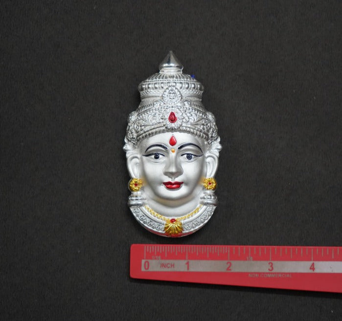 Pure Silver Lakshmi Mukhavada