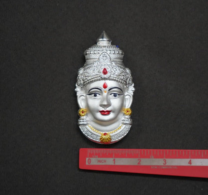 Pure Silver Lakshmi Mukhavada