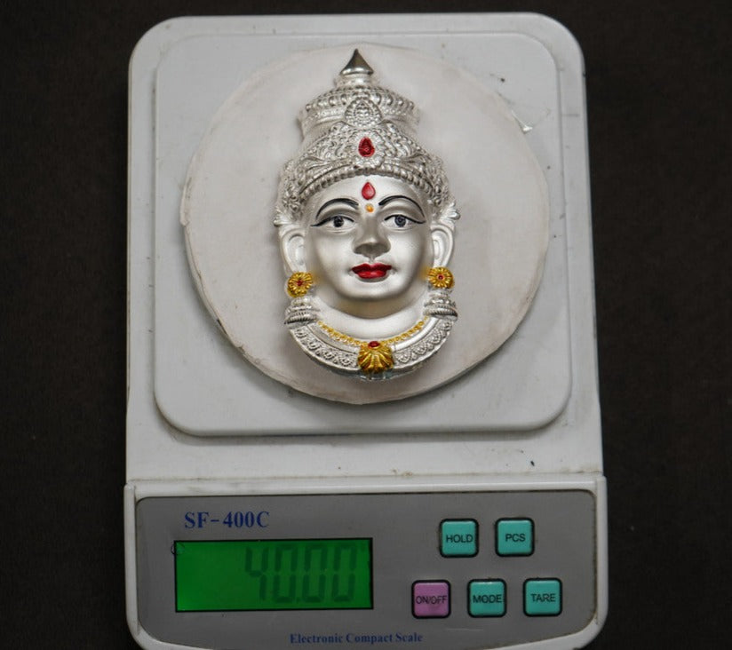 Pure Silver Lakshmi Mukhavada