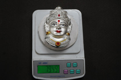 Pure Silver Lakshmi Mukhavada