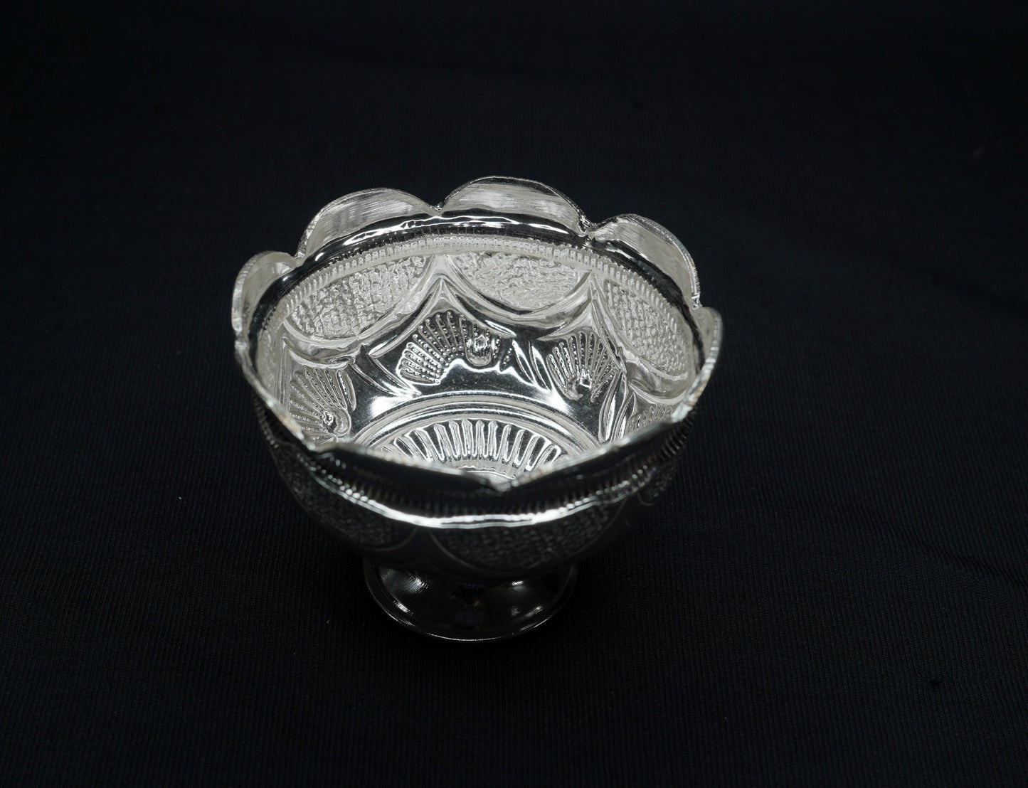 Pure Silver Bowl With Base