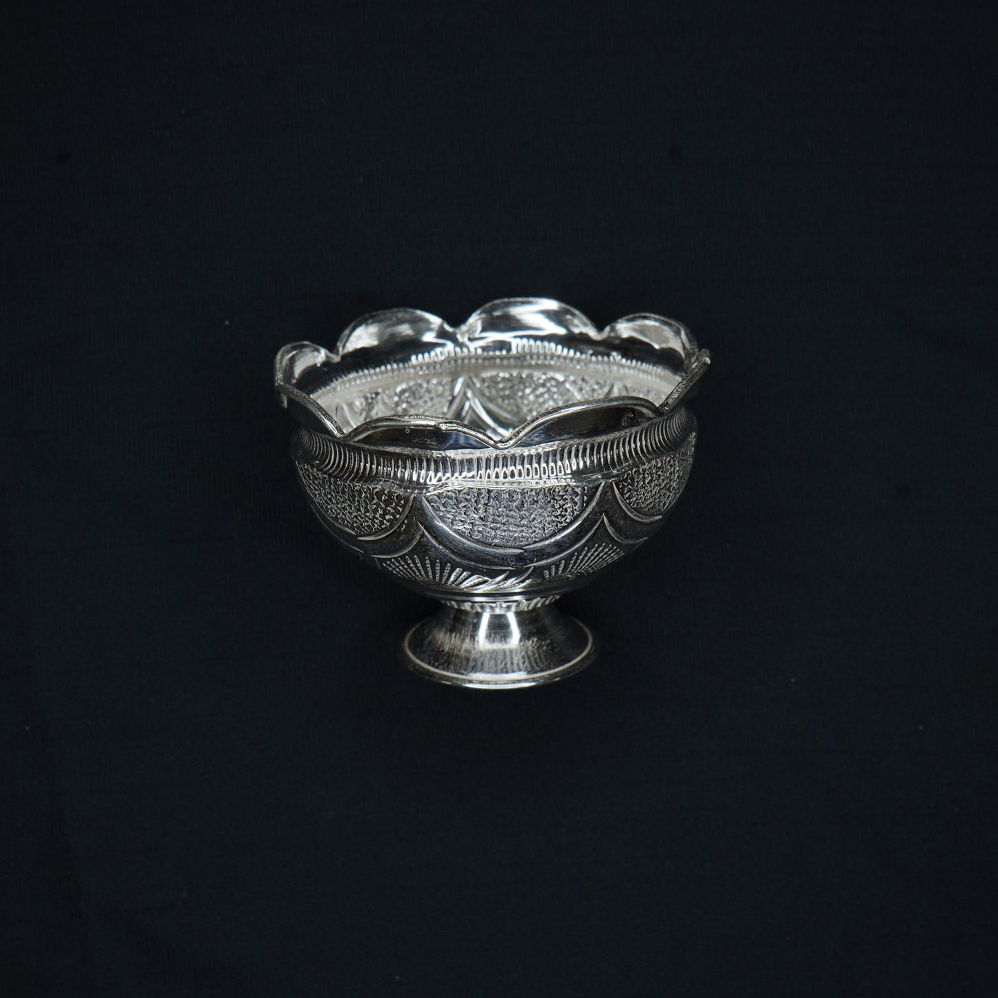 Pure Silver Bowl With Base