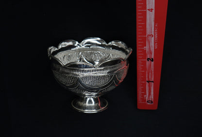 Pure Silver Bowl With Base