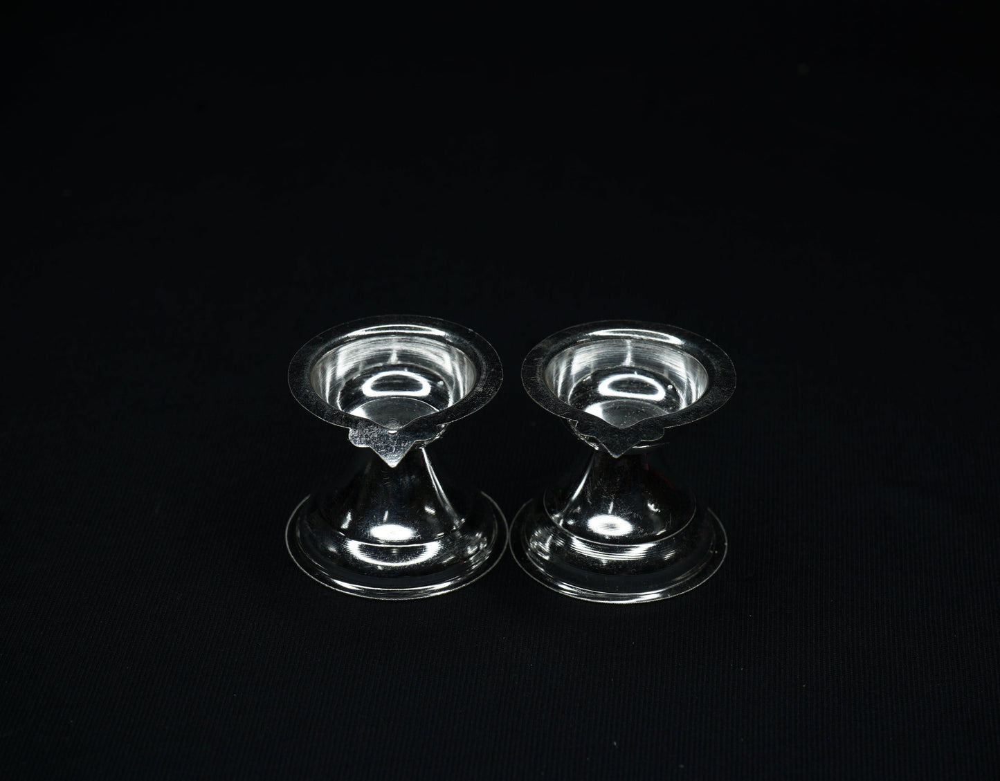 Pair of Diyas Pure Silver