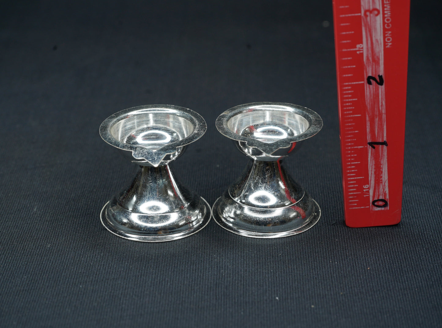 Pair of Diyas Pure Silver