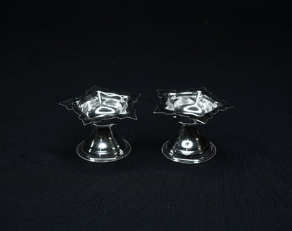 Pure Silver Kundulu Diya Pair10 grams - PUSHMYCART