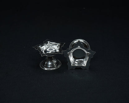 Pure Silver Kundulu Diya Pair