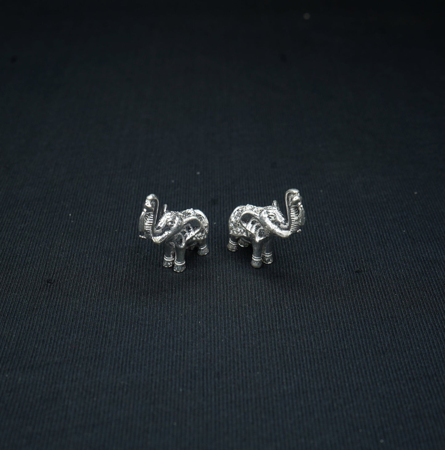 Pure Silver Elephants Pair 32g - PUSHMYCART