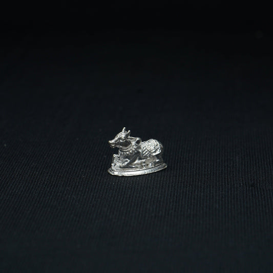 Pure Silver Small Nandi 10g - PUSHMYCART