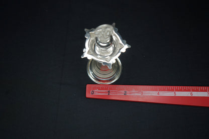 Pure Silver Diya With Laxmi Design