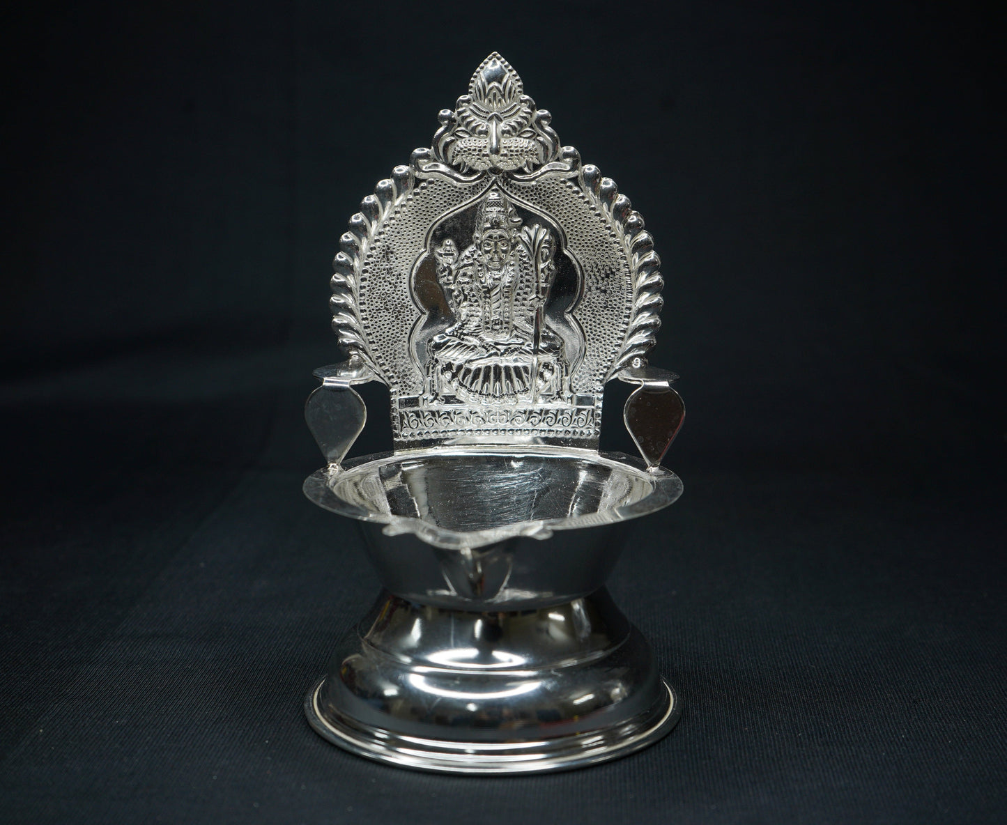 Pure Silver Kamakshi Deepalu 90g - PUSHMYCART