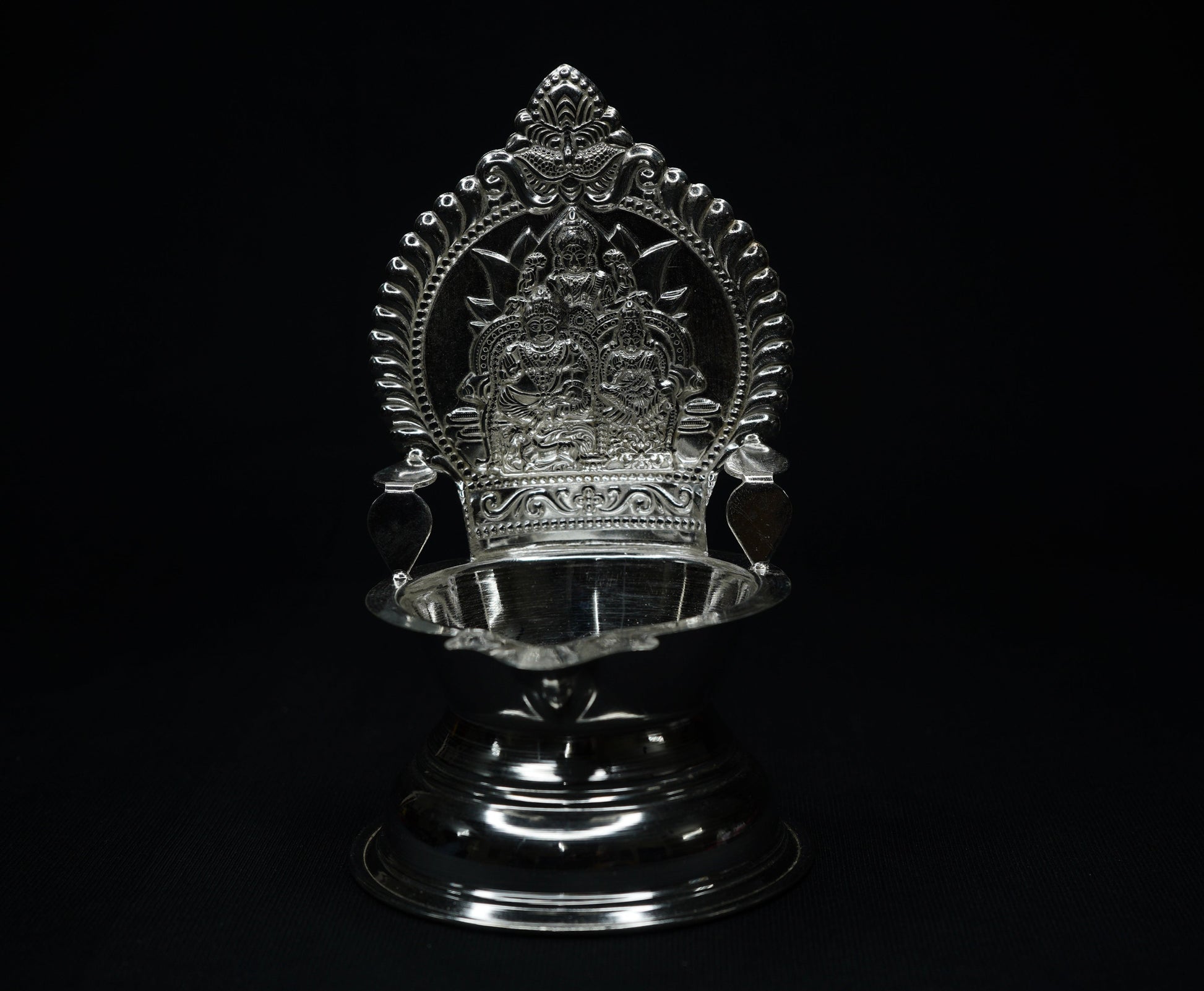 Pure Silver Laxmi Kubera Diyas 80g - PUSHMYCART