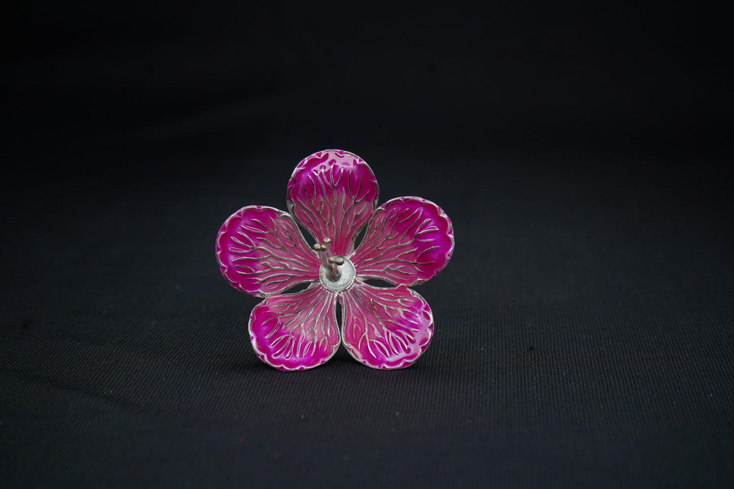 Pure Silver Light Pink Small Flower 9g - PUSHMYCART