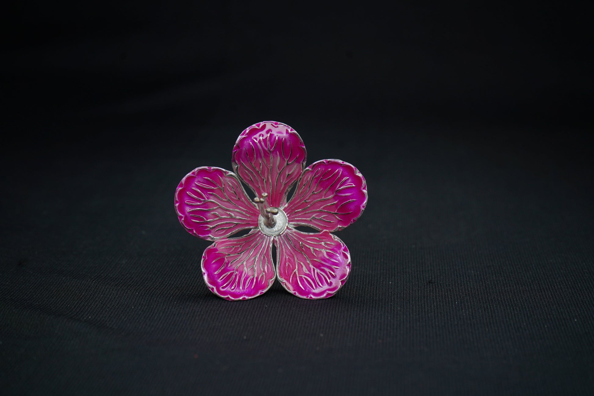 Pure Silver Light Pink Small Flower 9g - PUSHMYCART