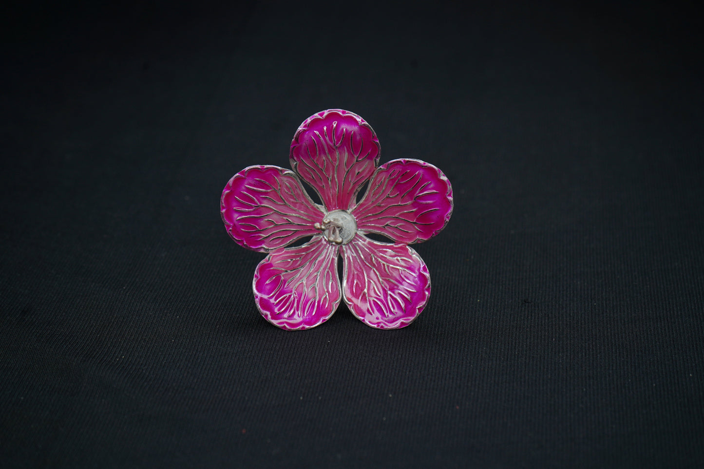 Pure Silver Light Pink Small Flower