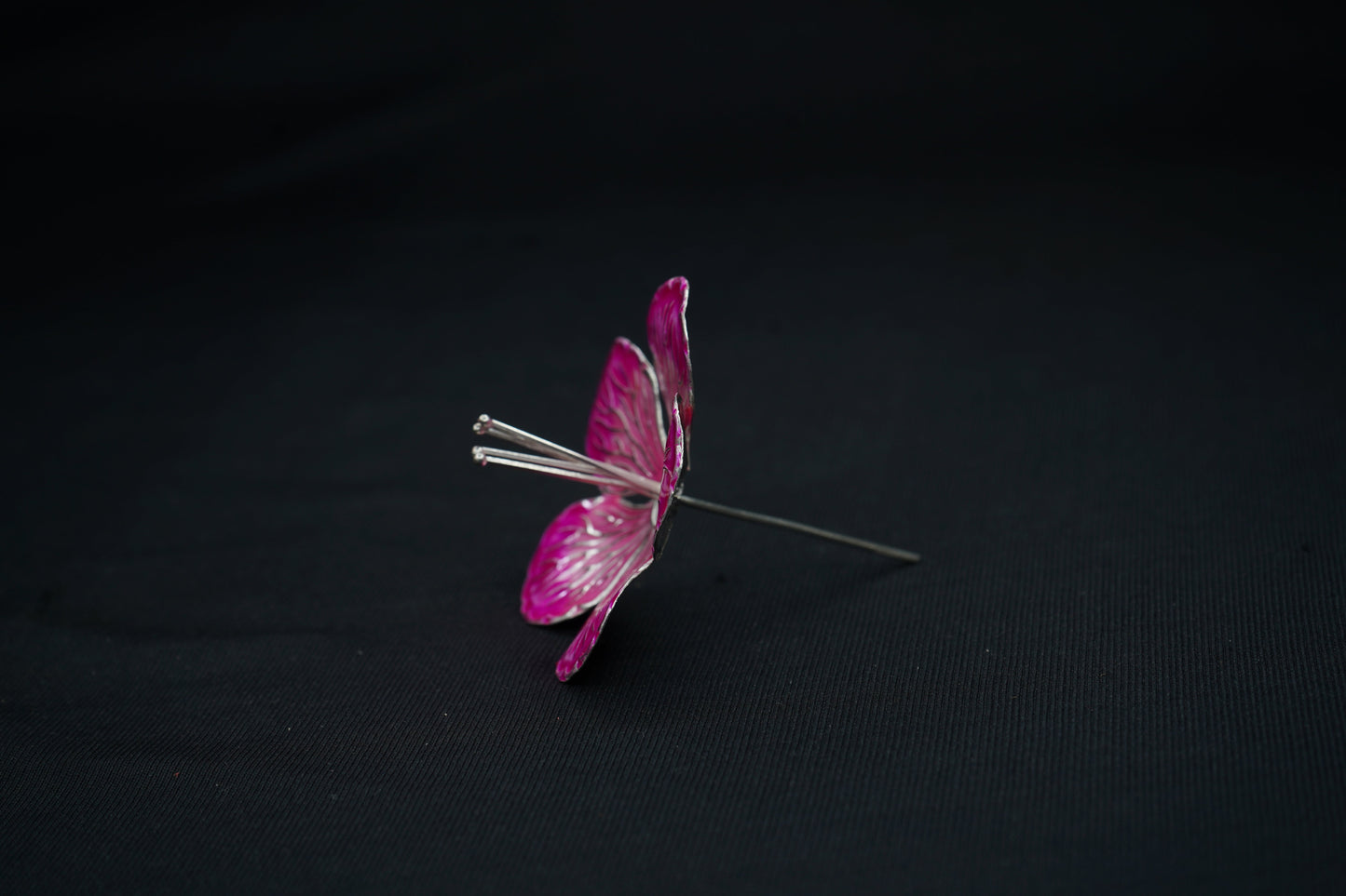 Pure Silver Light Pink Small Flower