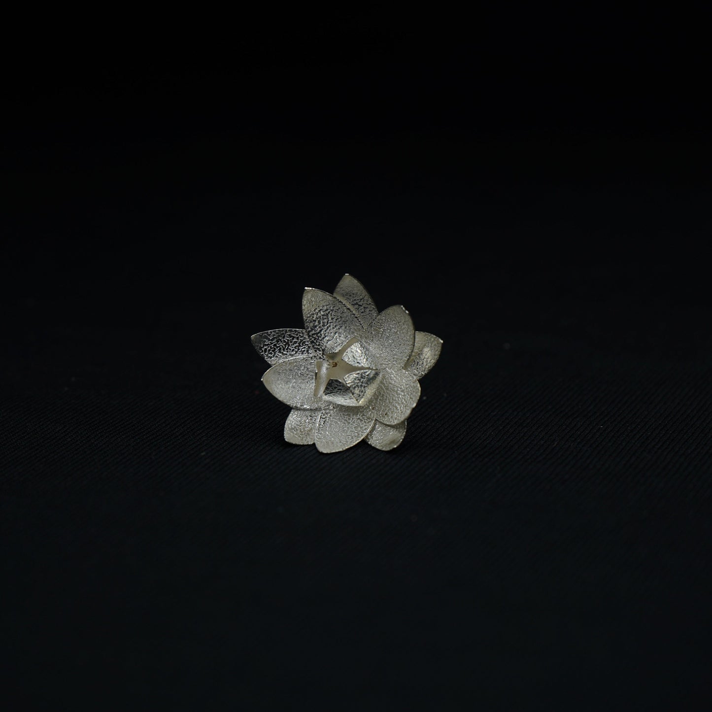 Pure Silver Lotus Flower