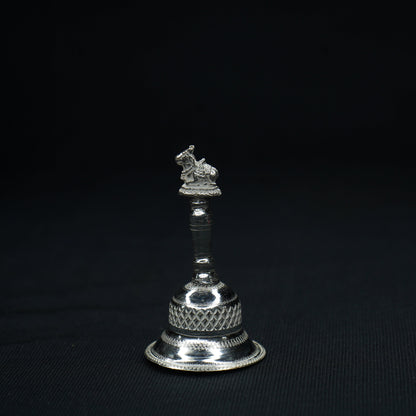 Pure Silver Nandi Pooja Bells