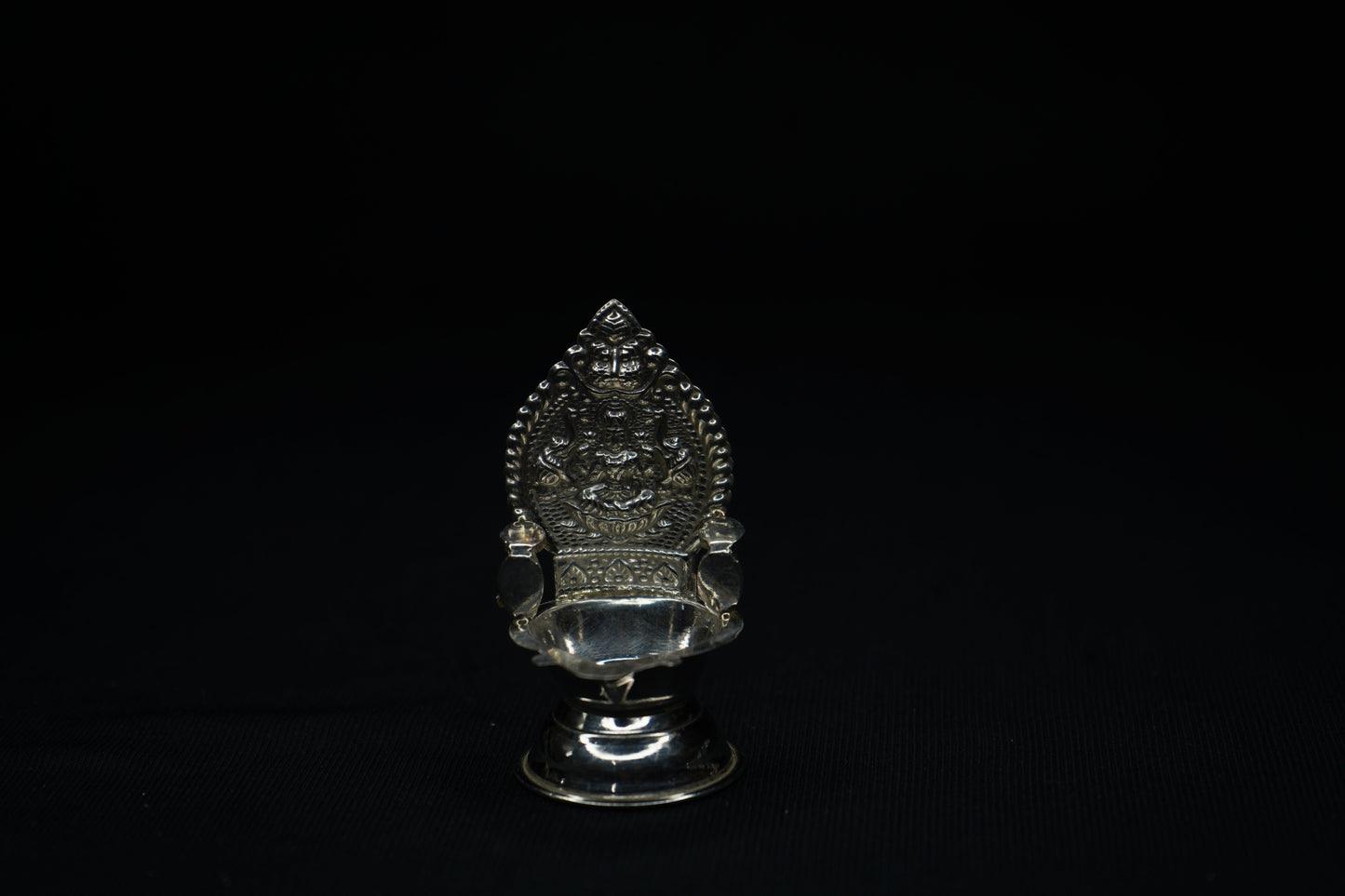 Pure Silver Gajalakshmi Diya