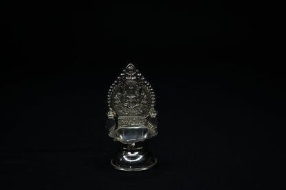 Pure Silver Gajalakshmi Diya