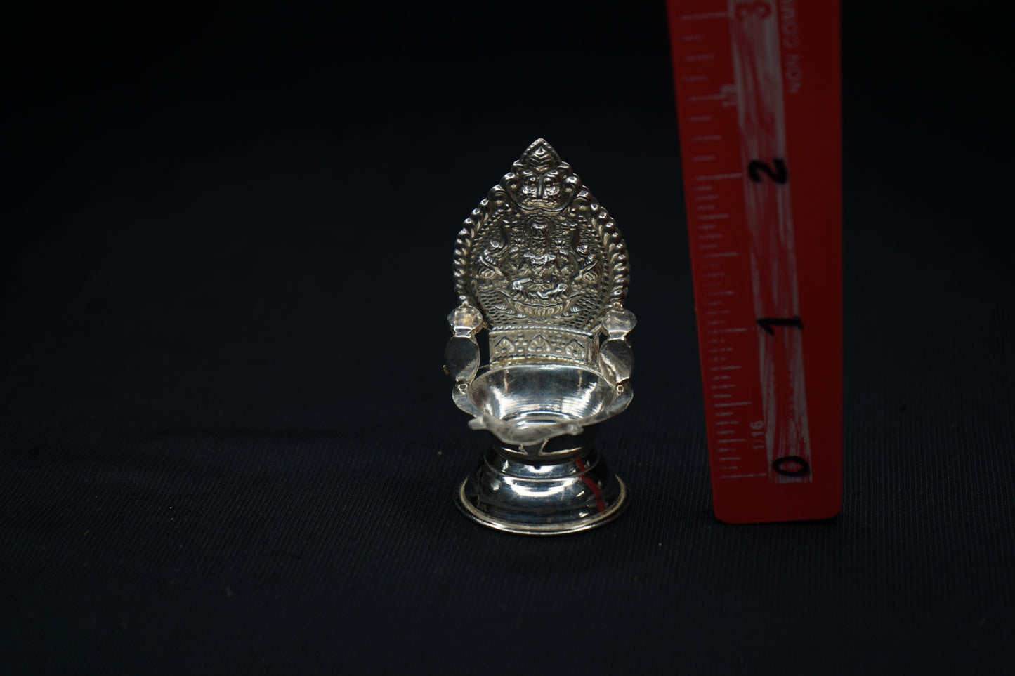 Pure Silver Gajalakshmi Diya