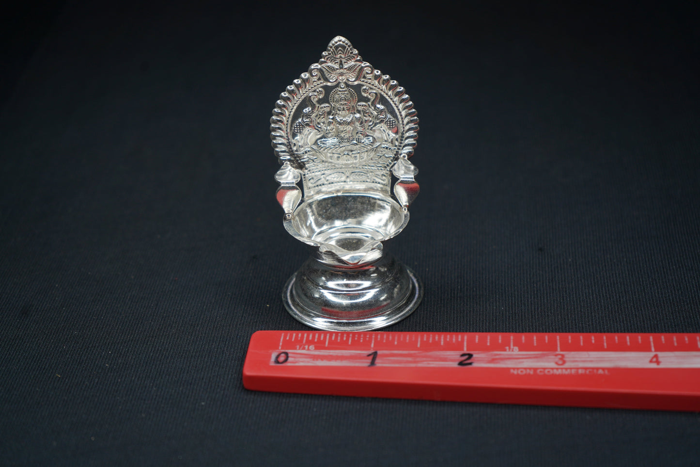 Pure Silver Gajalakshmi Diya