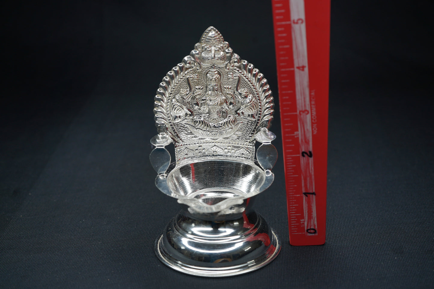 Pure Silver Gajalakshmi Diya