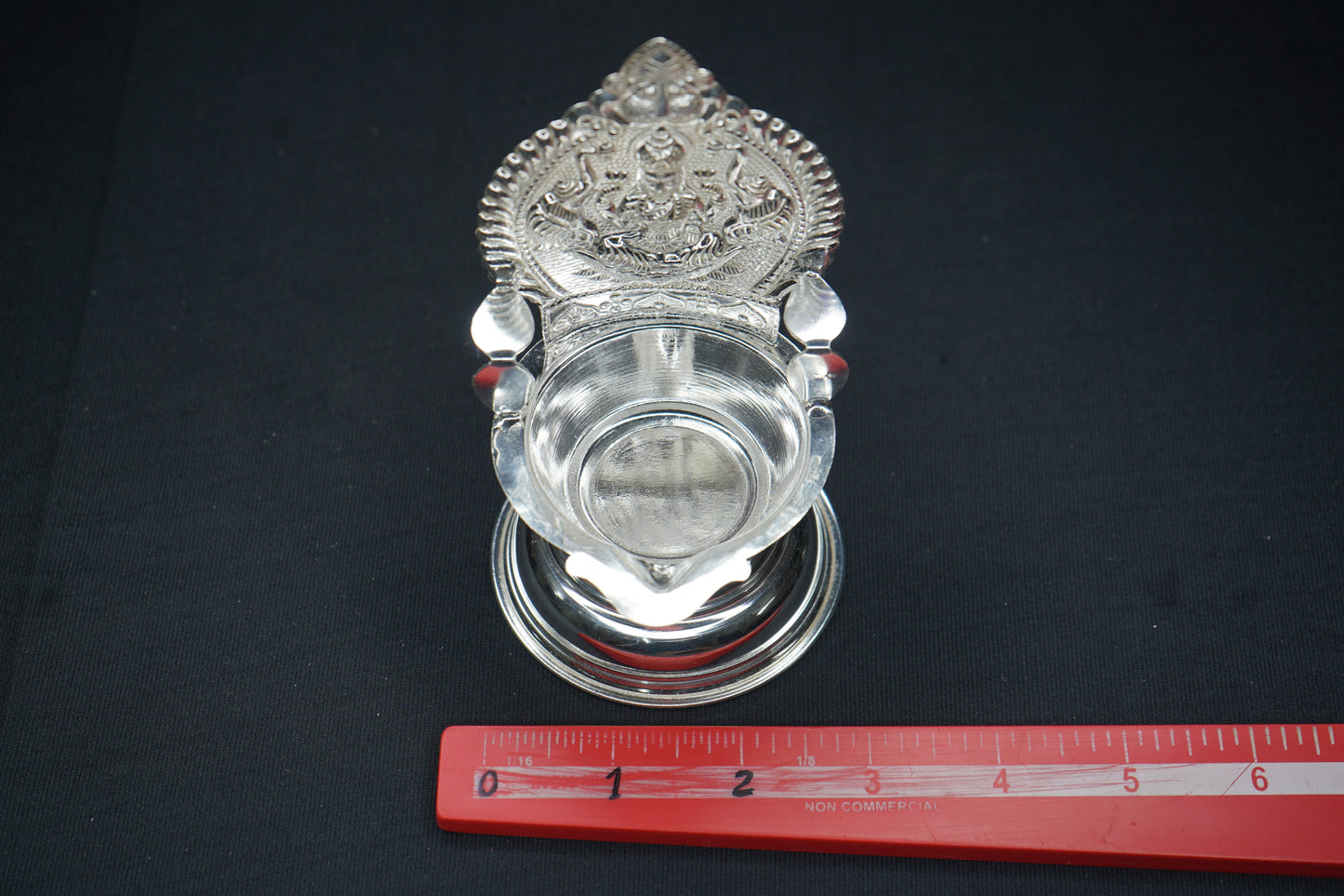 Pure Silver Gajalakshmi Diya