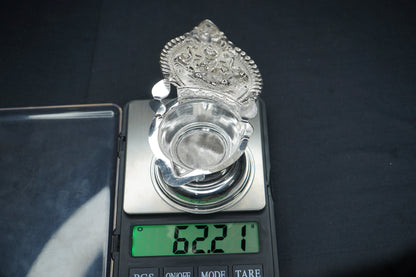 Pure Silver Gajalakshmi Diya