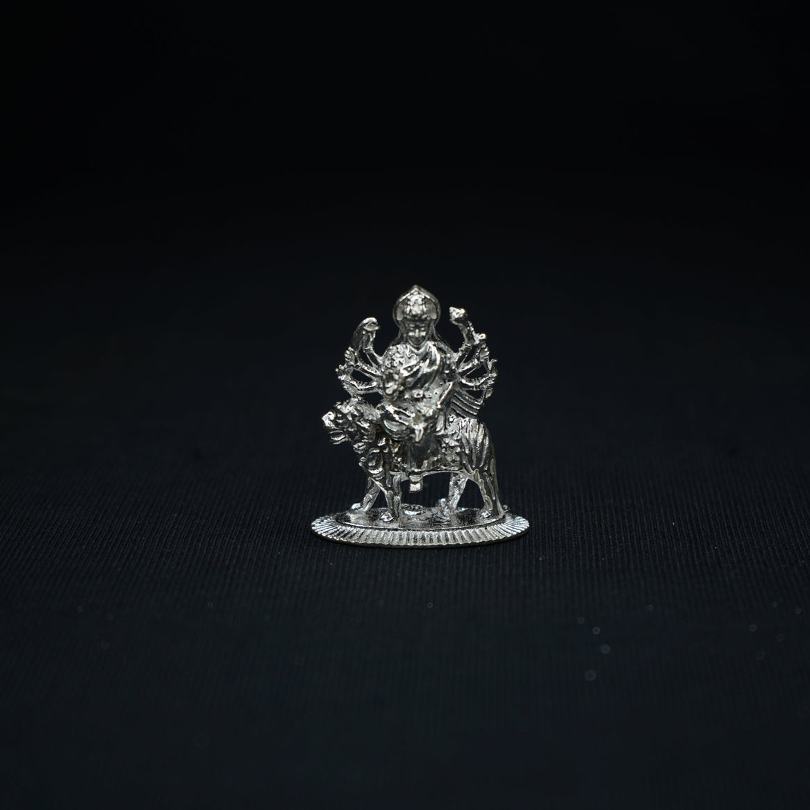 Pure Silver Durga Devi Idol 27 Grams - PUSHMYCART