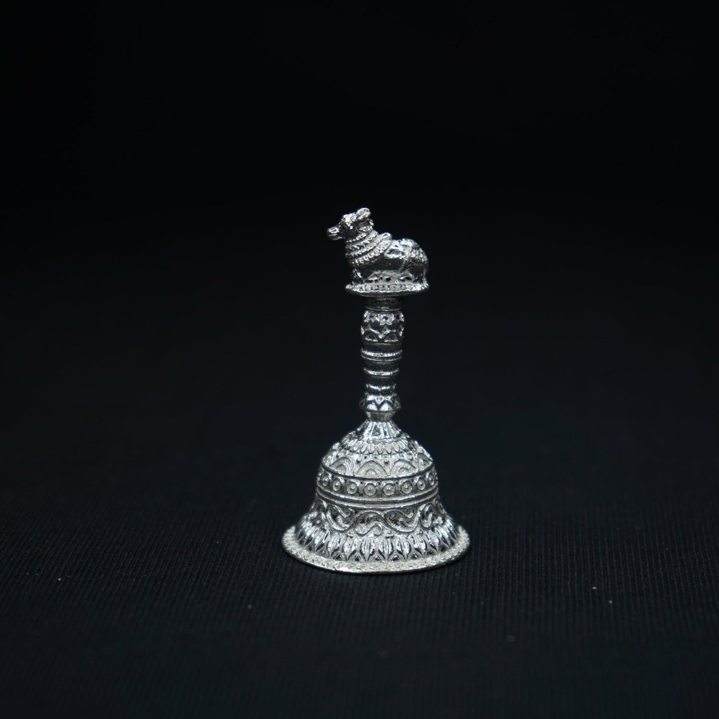 Pure Silver Nandi Bell