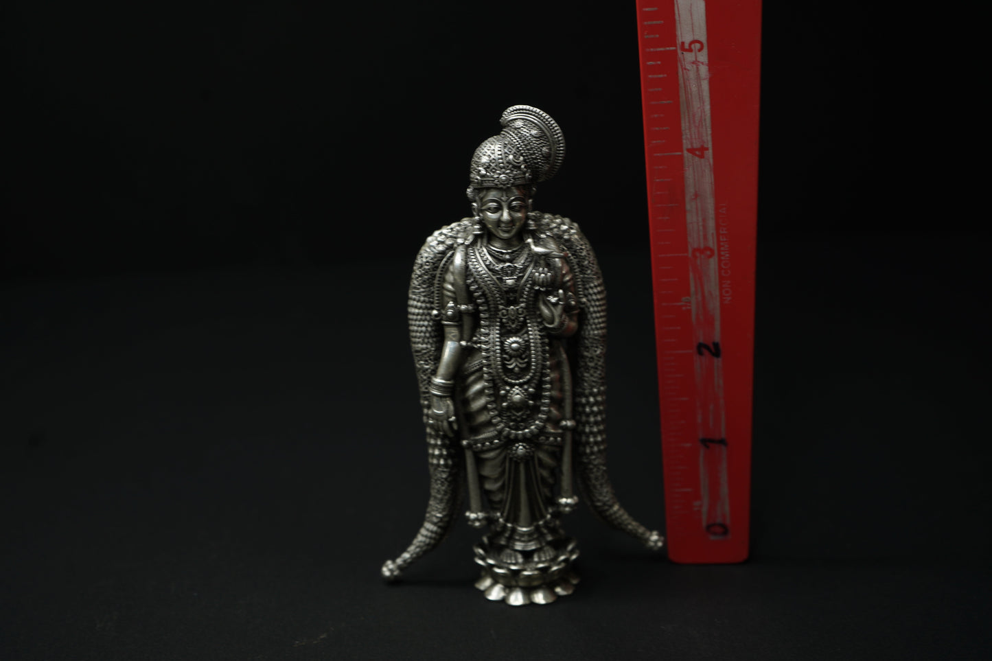 Pure Silver Aandal Amma Antique Idol