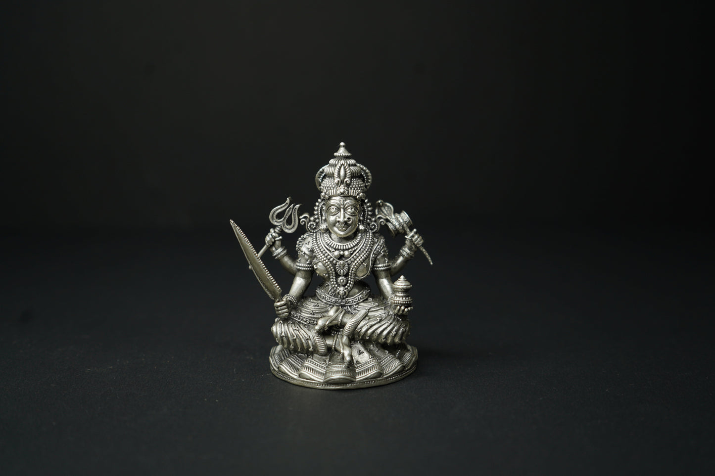 Pure Silver Sri Mavullamma Devi Silver Idol