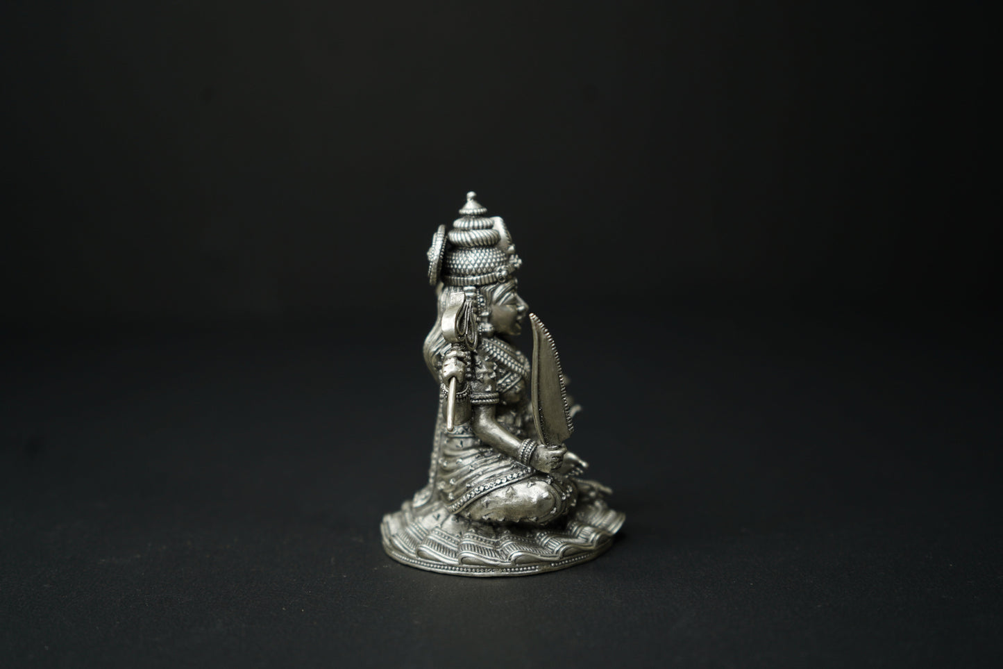 Pure Silver Sri Mavullamma Devi Antique Idol