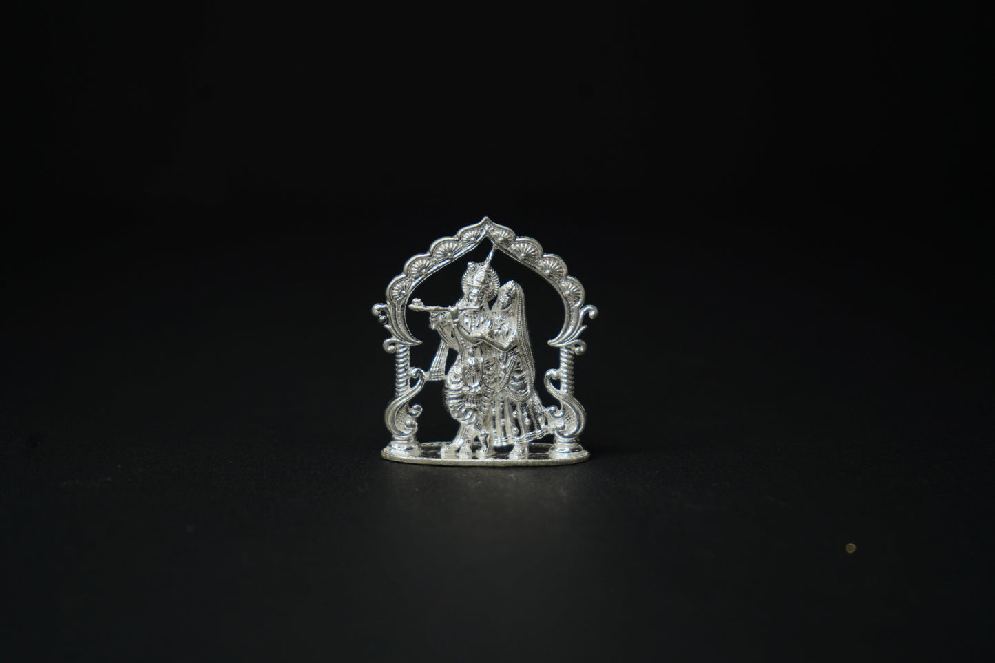 Pure Silver Radha Krishna Idol 13.9g - PUSHMYCART