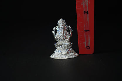 Pure Silver Ganesh Idol