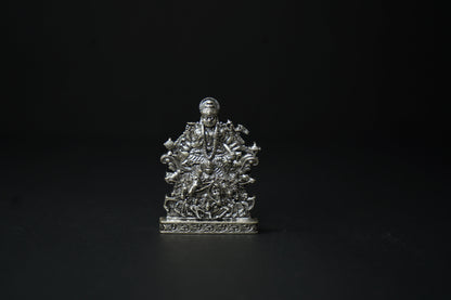 Pure Silver Lord Surya Bhavanam Antique Idol