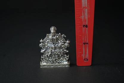 Pure Silver Lord Surya Bhavanam Antique Idol