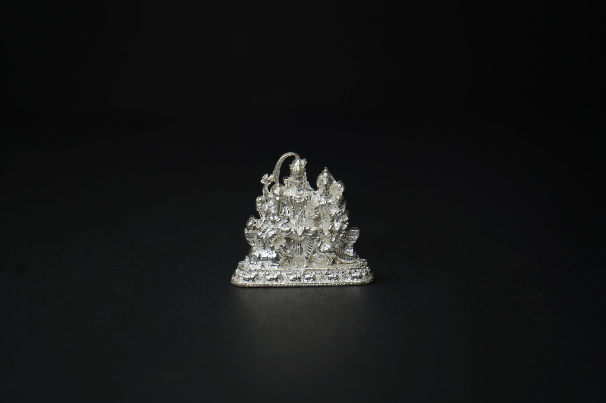 Pure Silver Shiv Pariwar Idol