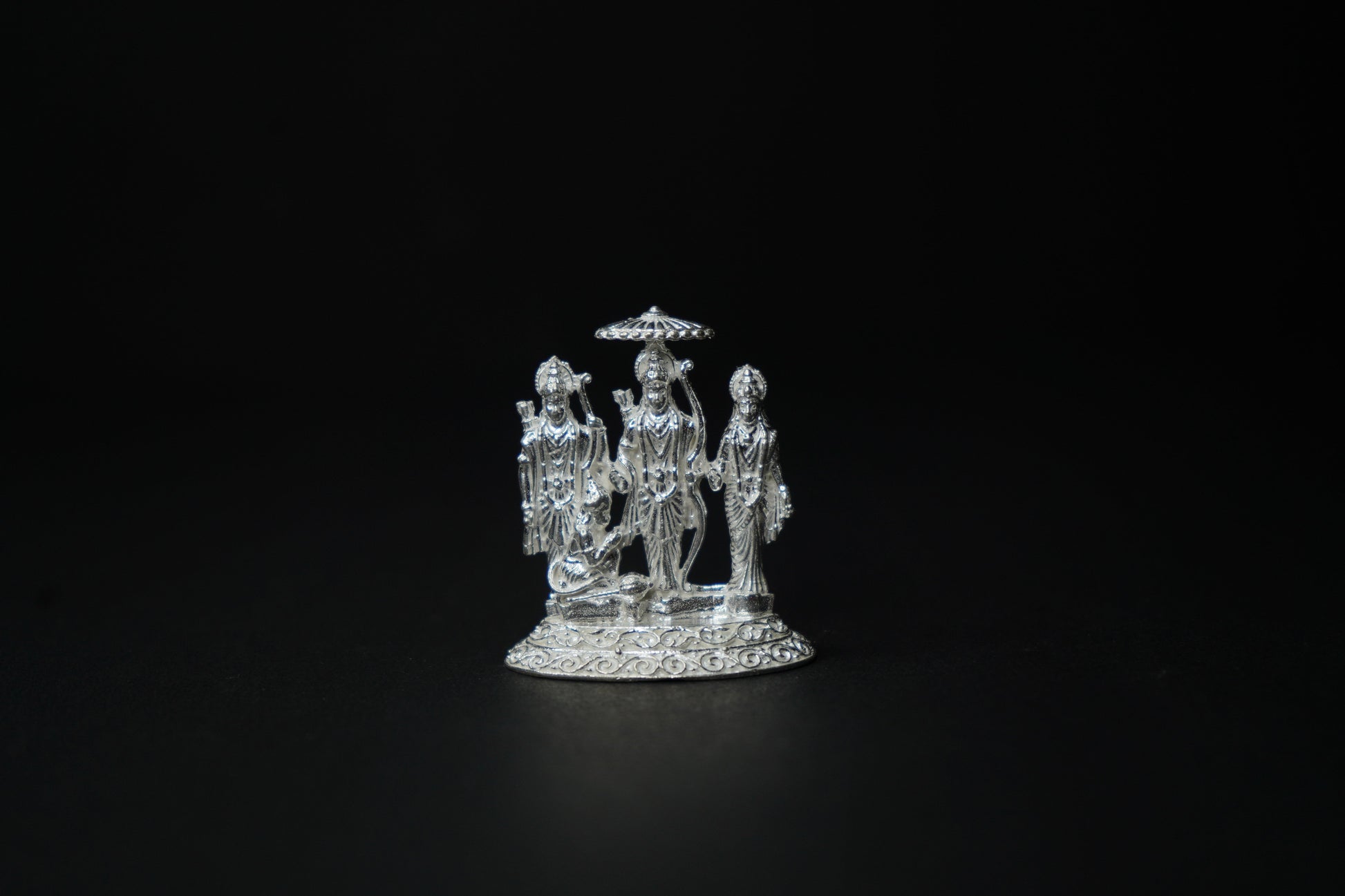 Pure Silver Ramlaxman Sita Idol