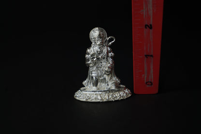 Pure Silver Large Hanuman Idol